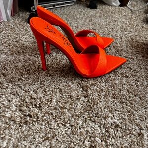 Orange heels